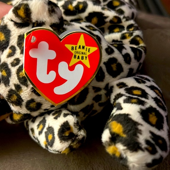 TY Beanie Baby Freckles Spotted Leopard 1996 - Picture 3 of 7
